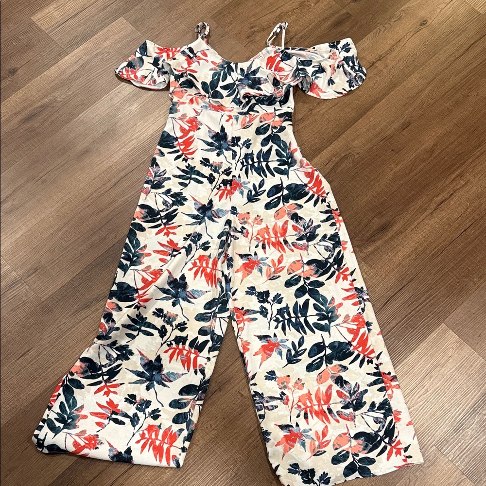 Flying tomato Floral Off-Shoulder Jumpsuit -
